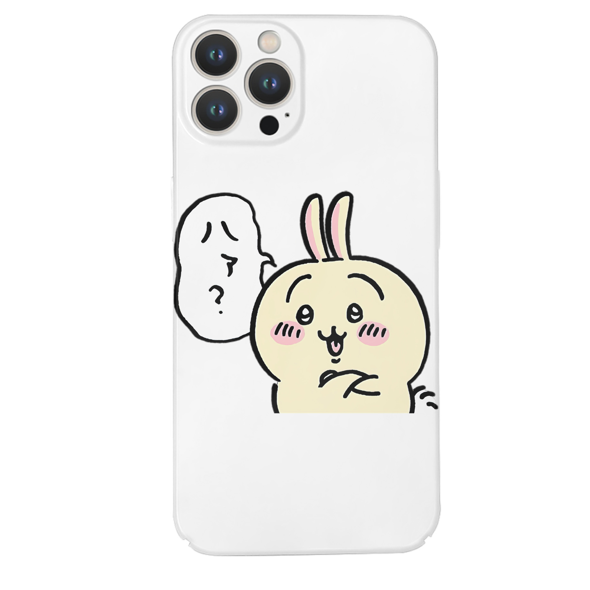 （画像用） ちいかわ うさぎ Chii-kawa usagi 【iPhone 14シリーズ対応】ハードケース